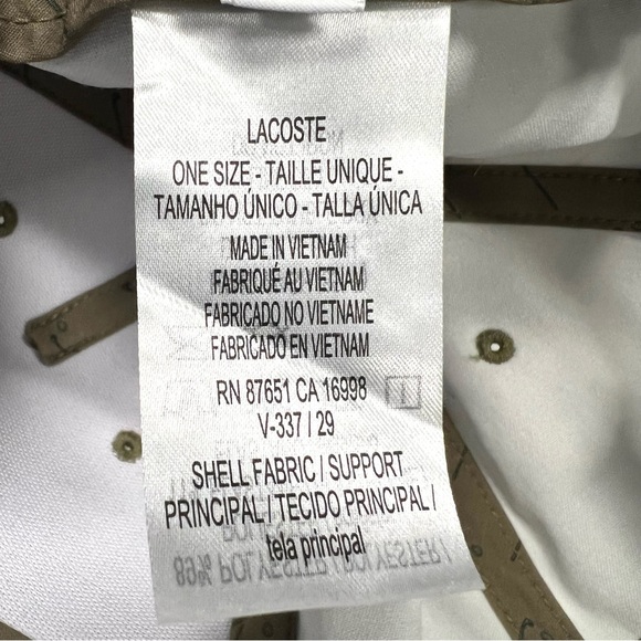 Lacoste Trucker Hat Gray Black Mesh Snapback Cap Crocodile Logo NEW - Picture 9 of 10